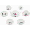 Příslušenství k dětským kuchyňkám Smoby porcelánová čajová souprava Hello Kitty 12dílná z kvalitního porcelánu