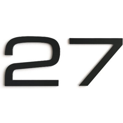 Domovní číslo - samostatné číslice - MODERNÍ - 2 číslice 15 cm – Hledejceny.cz