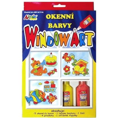 CREATOYS Okenní slupovací barvy 6x20ml – Hledejceny.cz