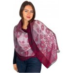 Šál Pašmína Lilia Vínová – Zboží Dáma