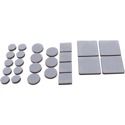 Podložky kluzné, šedé, 25 pcs. - BGS 80861 – Hledejceny.cz