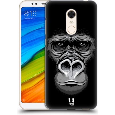HEAD CASE plastový obal na mobil Xiaomi Redmi 5 PLUS vzor Zvíře kreslená tvář 2 gorila (Pouzdro plastové HEAD CASE na mobil Xiaomi Redmi 5 PLUS vzor Zvíře kreslená tvář 2 gorila)