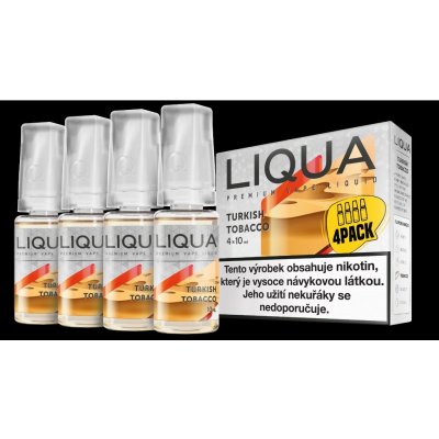 Ritchy Liqua Elements 4Pack Turkish tobacco 4 x 10 ml 12 mg – Hledejceny.cz