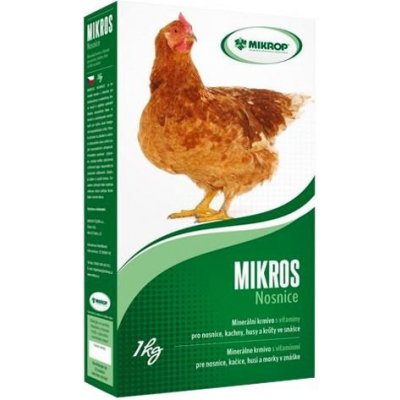 Mikrop Mikros Nosnice krmivo s vitamíny a minerály 1 kg – Zboží Mobilmania