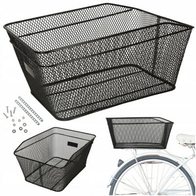 Cyklistický košík Ikonka zadní kovový černý – Hledejceny.cz