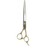 Tauro Pro Line Nůžky Janita Plunge rovné zlaté kroužky 18 cm – Hledejceny.cz