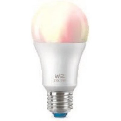 WiZ LED žárovka E27 A60 8,5W 806lm 2200K-6500K RGB, stmívatelná – Zbozi.Blesk.cz