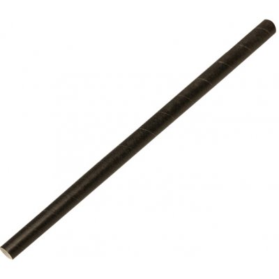 EcoPack Papírové brčko Jumbo 8 150 mm černé – Zboží Mobilmania