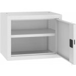 Malow Spisová skříň kovová SBM 401 M 465 x 600 x 435 mm světle šedá, světle modrá – Zboží Dáma