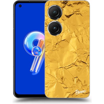 Pouzdro Picasee silikonové Asus Zenfone 9 - Gold čiré – Zbozi.Blesk.cz