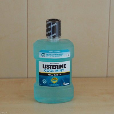 Listerine Zero Cool Mint Mild Taste ústní voda 1l