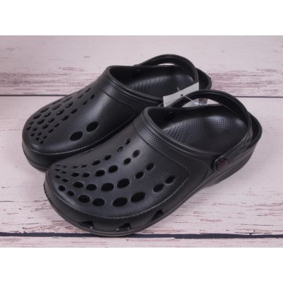 Camminare Free Time Plážové boty nazouváky gumové pantofle černé – Zboží Mobilmania