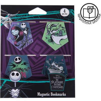 Magnetická záložka Tim Burton 2, 4 ks – Hledejceny.cz