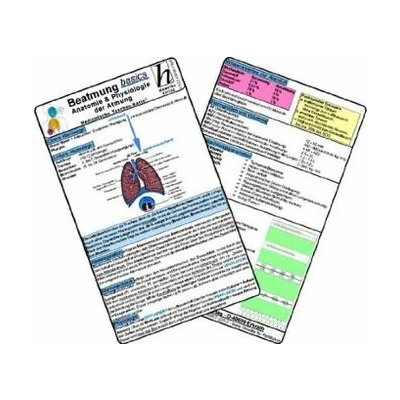Beatmung basics - Anatomie & Physiologie der Atmung, Medizinische Taschen-Karte – Hledejceny.cz