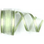 Stuha organzová MONDAN MINT SHINE mentolová PREMIUM 40mm x 3m (12,-Kč/m) – Zboží Dáma