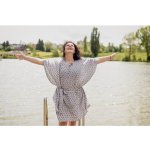 Nelly plážové pončo dámské kopretina – Sleviste.cz