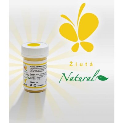 Vola colori Barva v prášku Natural Line přírodní žlutá 5 g – Zboží Dáma