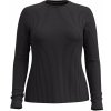 Dámské sportovní tričko Smartwool W Thermal Merino Rib Crew Lady charcoal heather