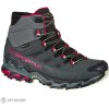 Dámské trekové boty La Sportiva Ultra Raptor II Mid Leather Wide Gtx charcoal/cerise