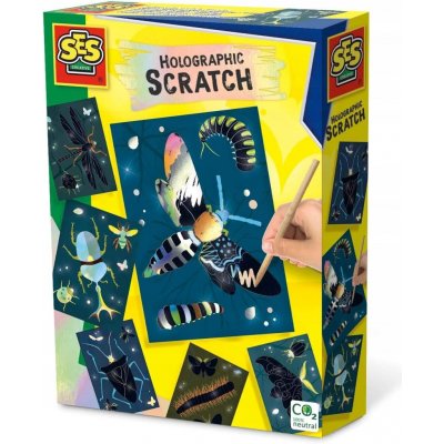 Ses Holografické vyškrabovací obrázky hmyz říše – Sleviste.cz