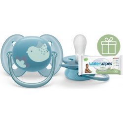 Avent Philips šidítko Ultrasoft Premium modrá 1 ks+WW Soapberry 60ks