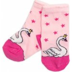 BN Dětské bavlněné ponožky Labuť růžové – Zboží Mobilmania