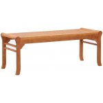 VidaXL 2místná zahradní lavice 120 cm masivní eukalyptus – Sleviste.cz