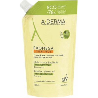 A-Derma Exomega Huile sprchový čistící olej náplň 500 ml – Hledejceny.cz