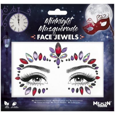 Smiffys kamínky na obličej Midnight – Zboží Dáma