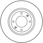 Brzdový kotouč TRW DF1220 - CITROEN BERLINGO, XSARA, PEUGEOT 206 CC | Zboží Auto