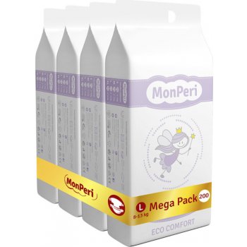 MonPeri Eco Comfort S 3-6 kg 264 ks