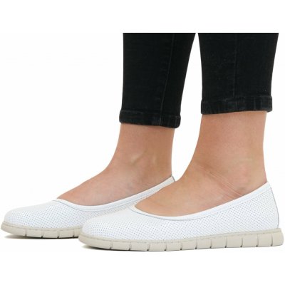 Looke dámské baleríny ELIZA bílá – Zboží Mobilmania