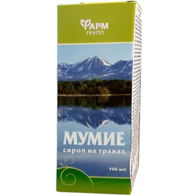 Kromland Farm Bylinný sirup s mumiem 100 ml