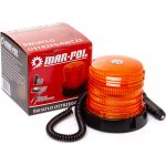 MAR-POL Výstražný maják, světlo oranžové 10-30V, 30 LED – Hledejceny.cz