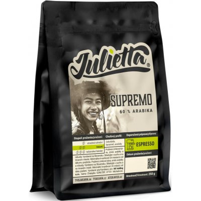 Julietta Supremo čerstvě pražená zrnková 0,2 kg – Hledejceny.cz