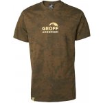 Geoff Anderson Organic Tee Orange Chest Leaf Oranžové logo – Zboží Dáma