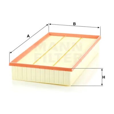 MANN FILTER Vzduchový filtr C 38 002 – Hledejceny.cz
