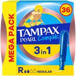 Tampax Tampony s aplikátorem Pearl Compak Regular 36 ks – Zboží Dáma