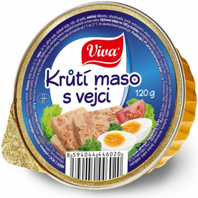 VIVA Krůtí maso s vejci 120 g – Zboží Dáma