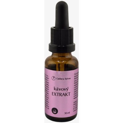 Caldera Spices Kávový extrakt 30 ml – Zboží Mobilmania