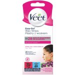 Veet voskové pásky s proužkem na obličej pro ciltivou pleť 20 ks – Zboží Dáma