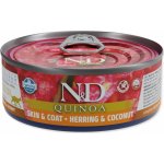 N&D Cat QUINOA Adult Herring & Coconut 80 g – Zboží Mobilmania