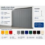 Dílenské závěsy - PVC fólie 630g/m2 - nehořlavý – Hledejceny.cz