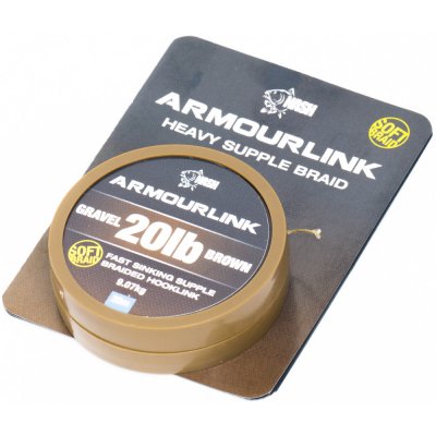Kevin Nash Šňůra Armourlink 20m 15lbs Gravel – Zboží Dáma