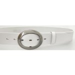 Penny Belts dámský kožený opasek č. 11800 bílý – Zbozi.Blesk.cz