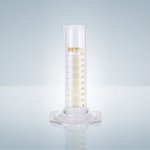 Hirschmann Laborgeräte Odměrný válec třídy B, nízký/široký, hnědý potisk Objem: 1000 ml – Sleviste.cz