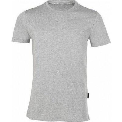 Luxusní tričko z česané organické bavlny HRM 160 g/m šedá melange HRM101