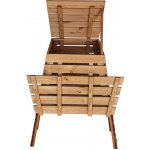 Krušnohorský Nábytek Dřevěný kompostér Pyramida 560 litrů 2HPK – Zboží Dáma