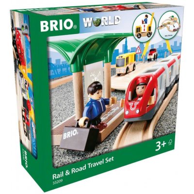 Brio 33209 Železniční a silniční cestovní sada