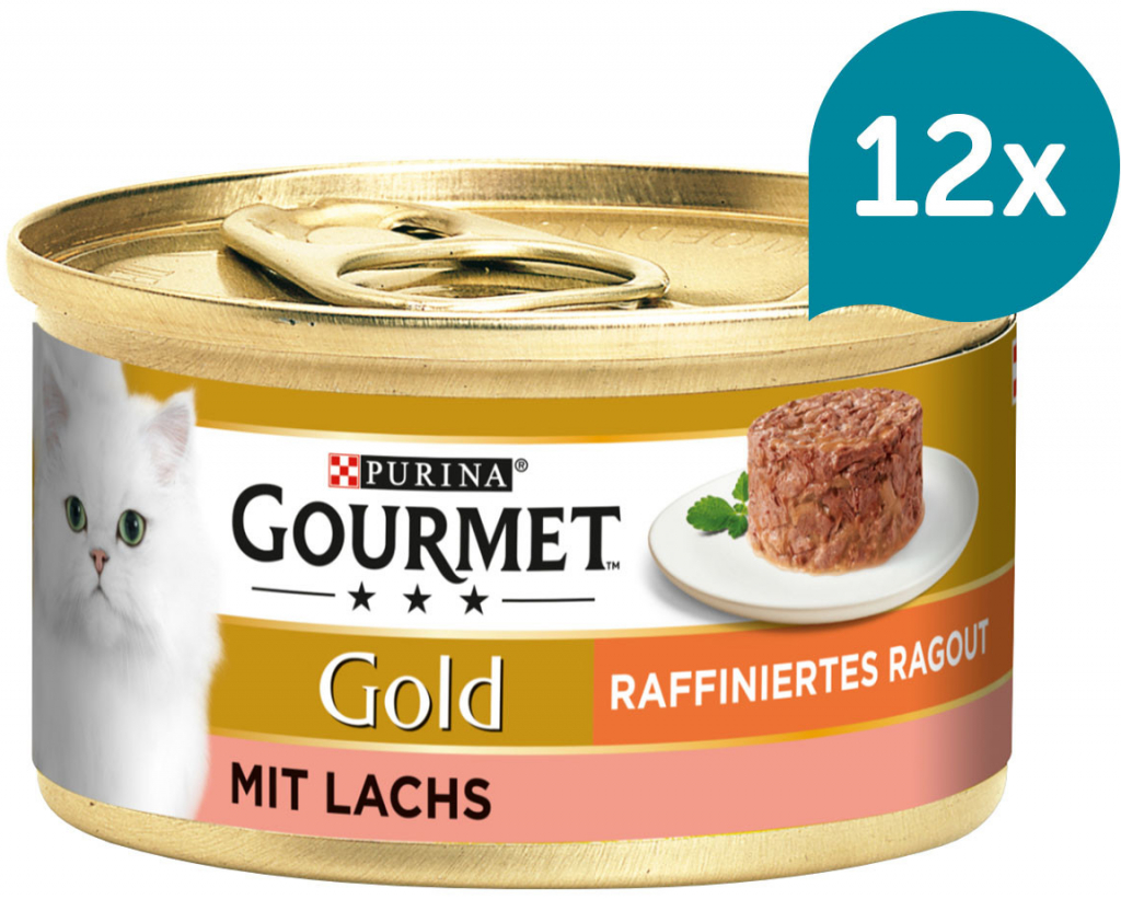 Gourmet Gold Raffiniertes Ragout Losos 12 x 85 g